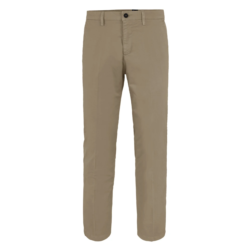 Bomboogie Uomo Beige - Pantaloni Chino Slim Fit In Cotone Stretch - Trousers - W31