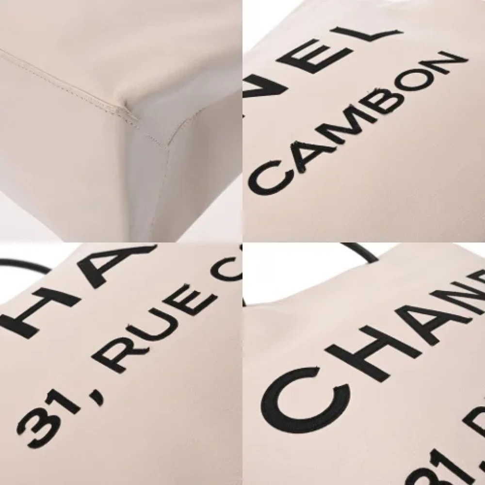Chanel Vintage Pre-owned Fabric chanel-bags White Dames