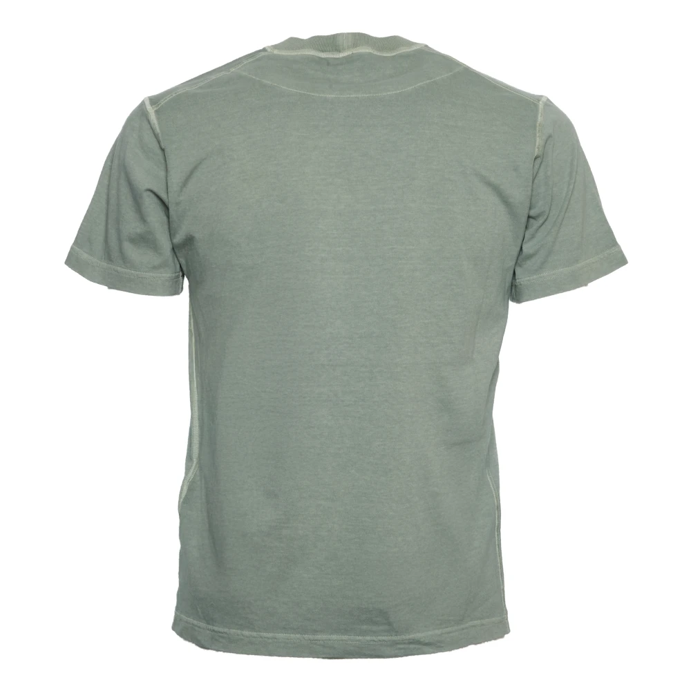 Stone Island Kompas Patch T-shirt Green Heren