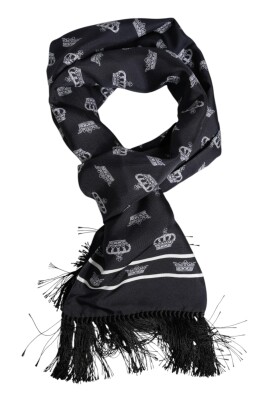 echarpe-homme-en-soie-noire-a-franges-et-couronne