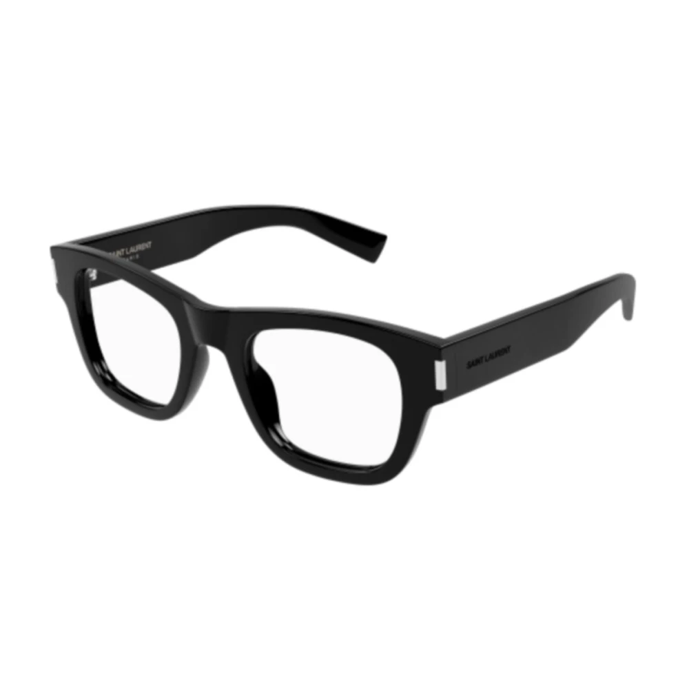 Saint Laurent Stijlvolle Zwarte Leren Schoudertas Black Unisex