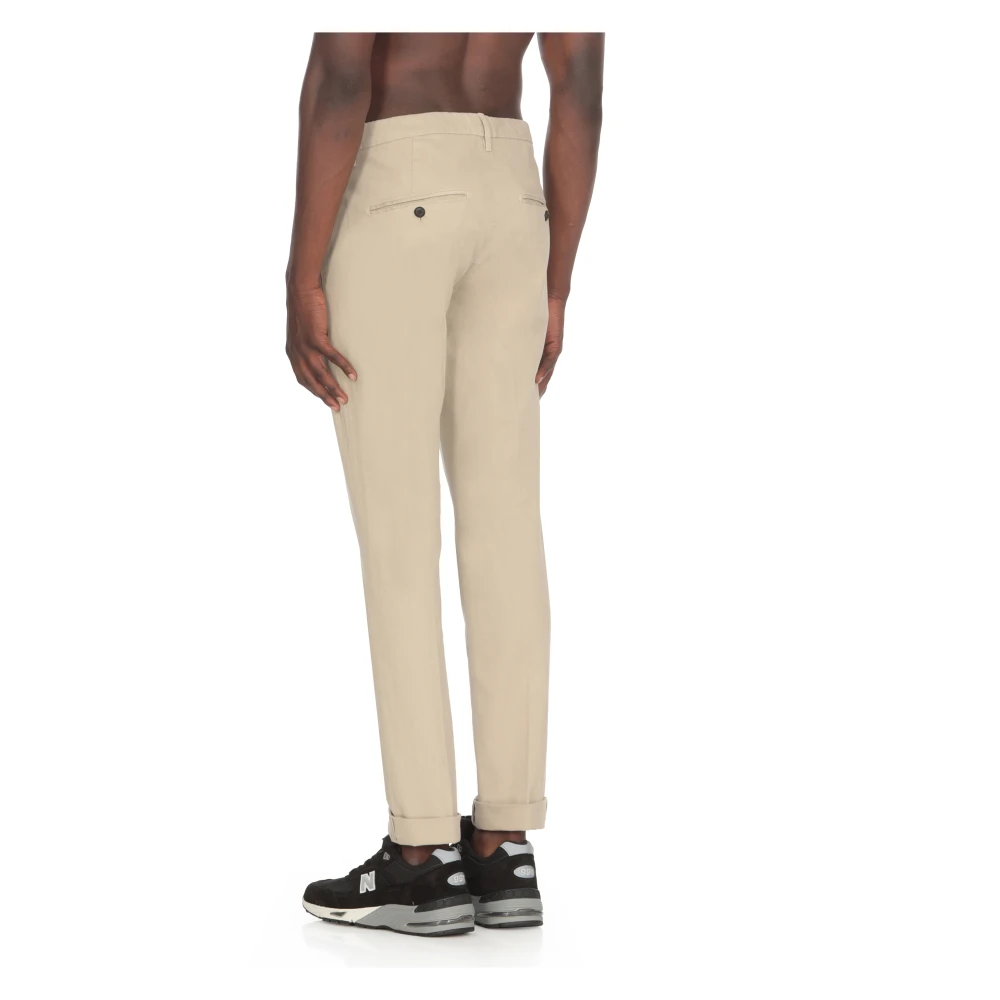 Dondup Beige Katoenen Herenbroek Beige Heren