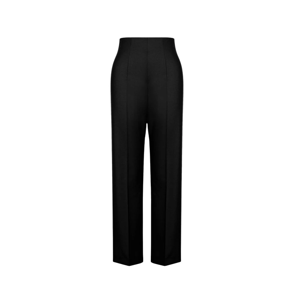 Alberta Ferretti Donna Nero Pantaloni, 2XS, New,
