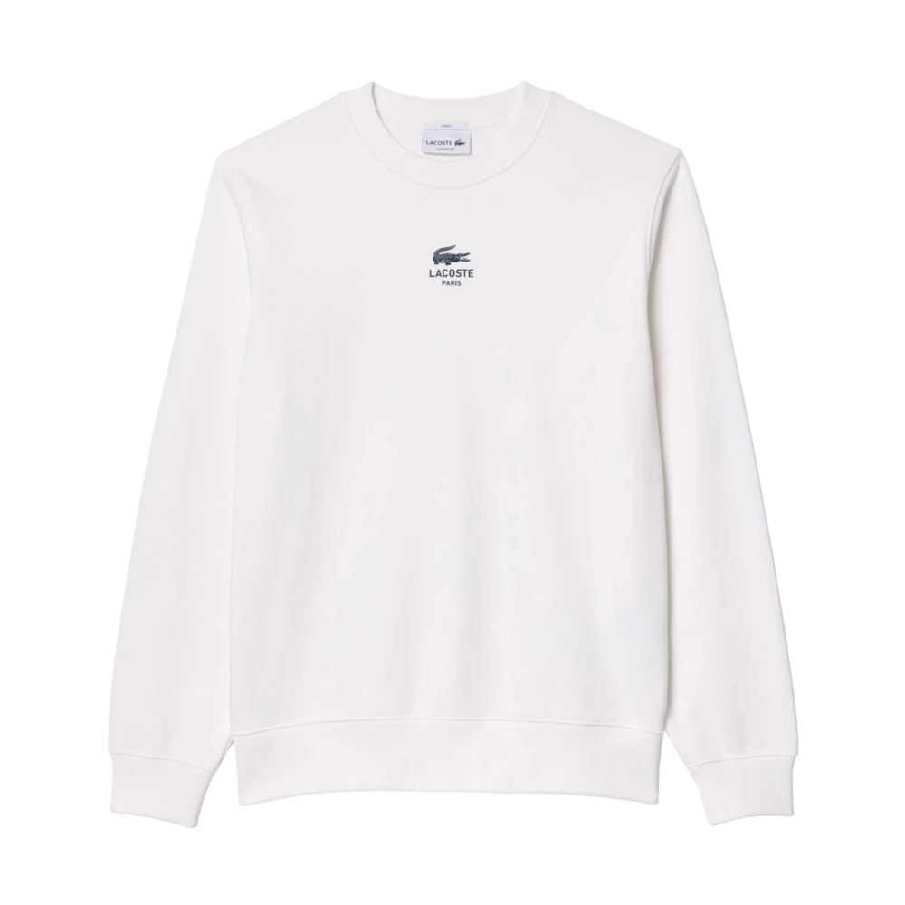 Lacoste Sportieve Sweater White Heren