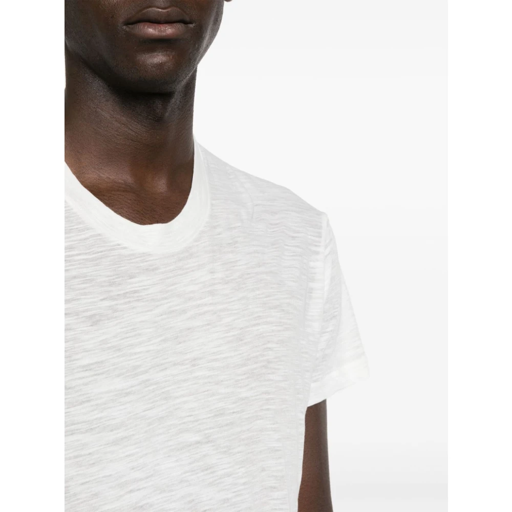 Tom Ford Witte T-shirts Polos voor Heren White Heren