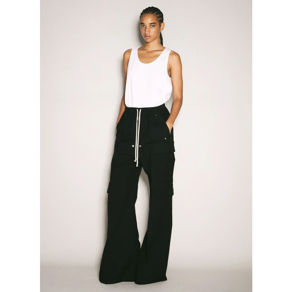 Rick Owens Cargobelas Broek Black Dames