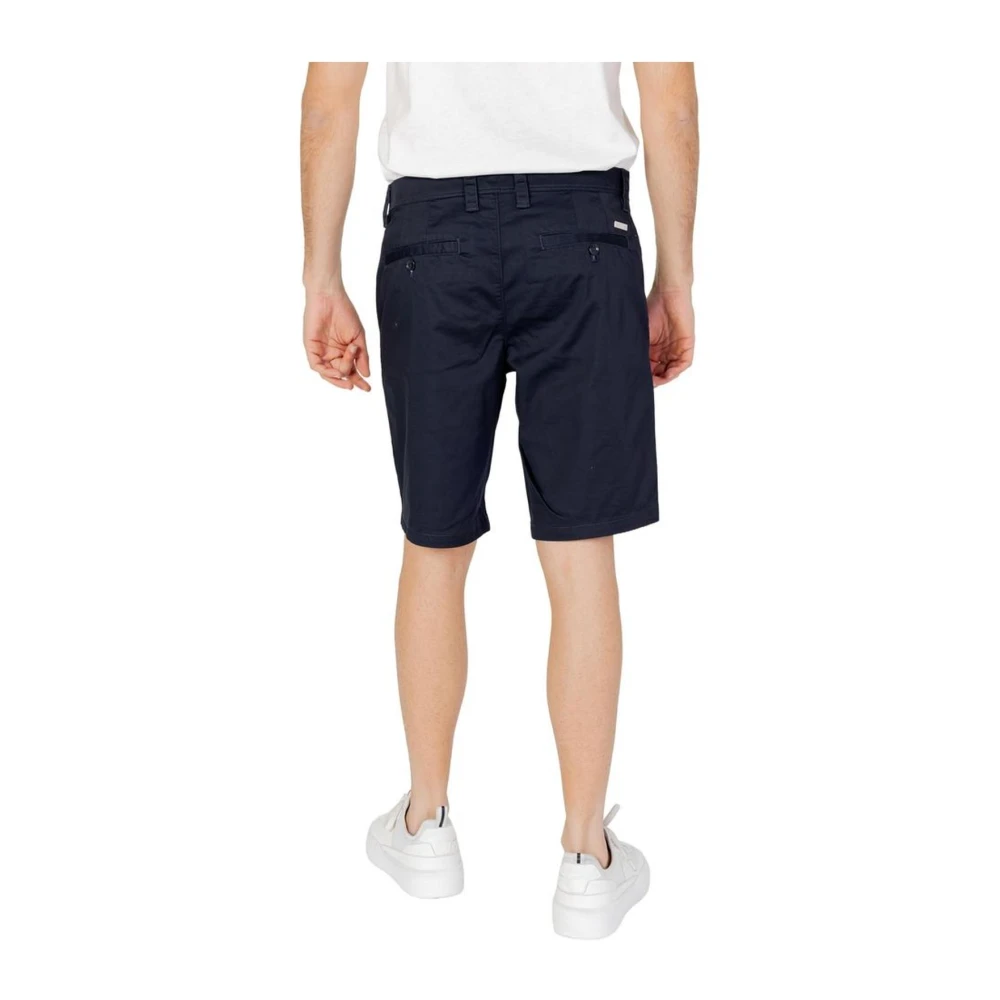 Armani Exchange Bermuda-shorts van katoenmix Blue Heren