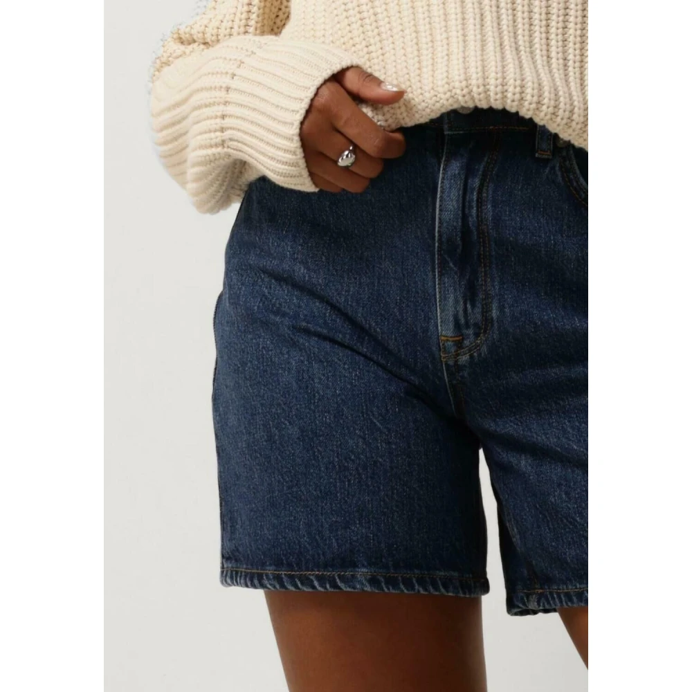 Selected Femme Dames Broeken Slfkrista Hw Mid Blue Denim Blue Dames