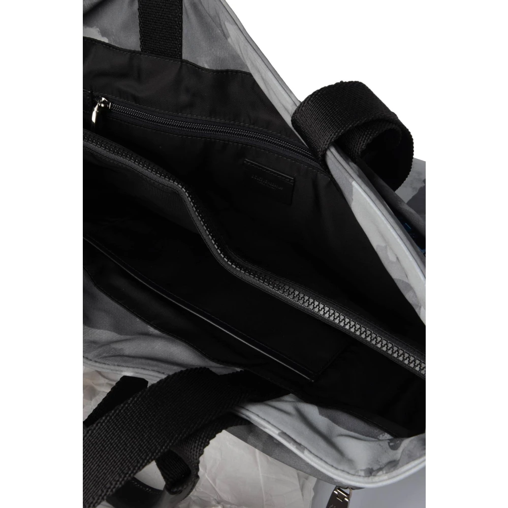 Dolce & Gabbana Heren Camouflage Grote Stoffen Tas Gray Heren