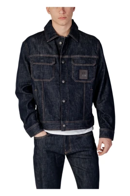 Blå denimjacka