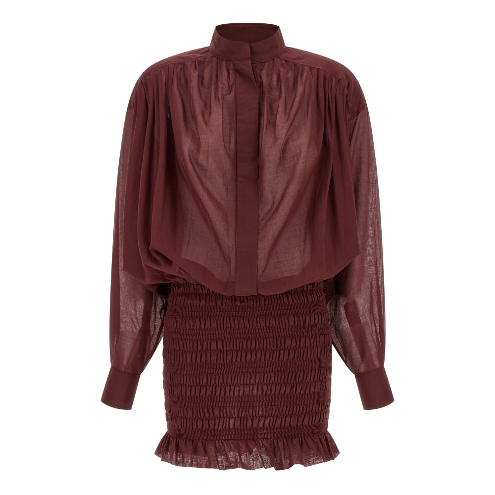 Andamane Women's Red Rania Mini Dress - Shirt Dresses - S - Dresses