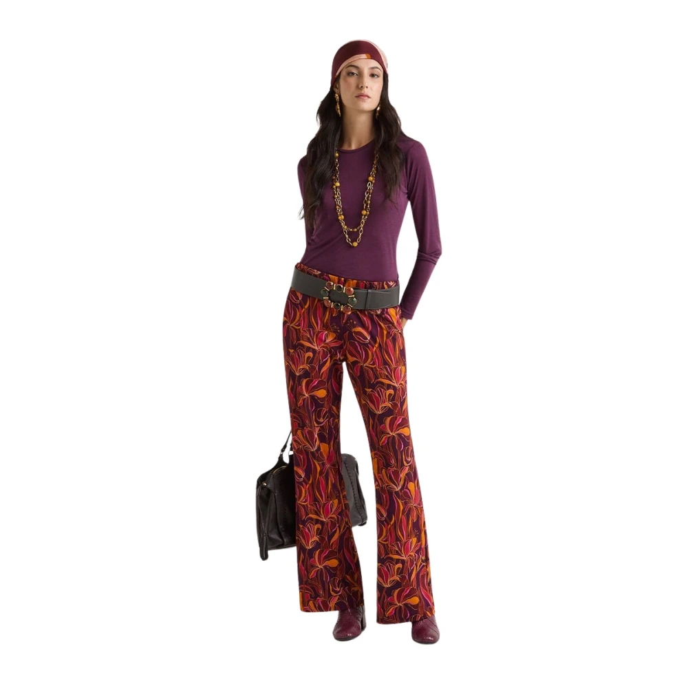 Maliparmi Vrouw Multicolor Broeken Dames, Veelkleurig, M, Broeken