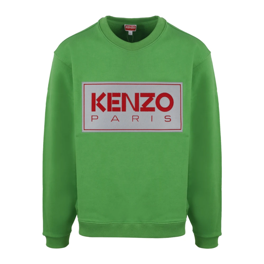 Kenzo Geborduurde Paris Sweatshirt Green Heren
