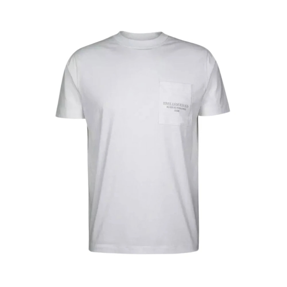 Karl Lagerfeld Homme Blanc - T-Shirt À Col Rond - Tops - Taille: Xl