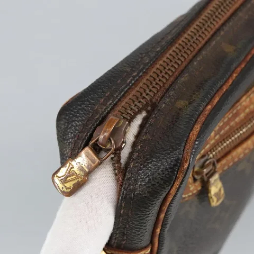Louis Vuitton Vintage Pre-owned Canvas clutches Brown Dames
