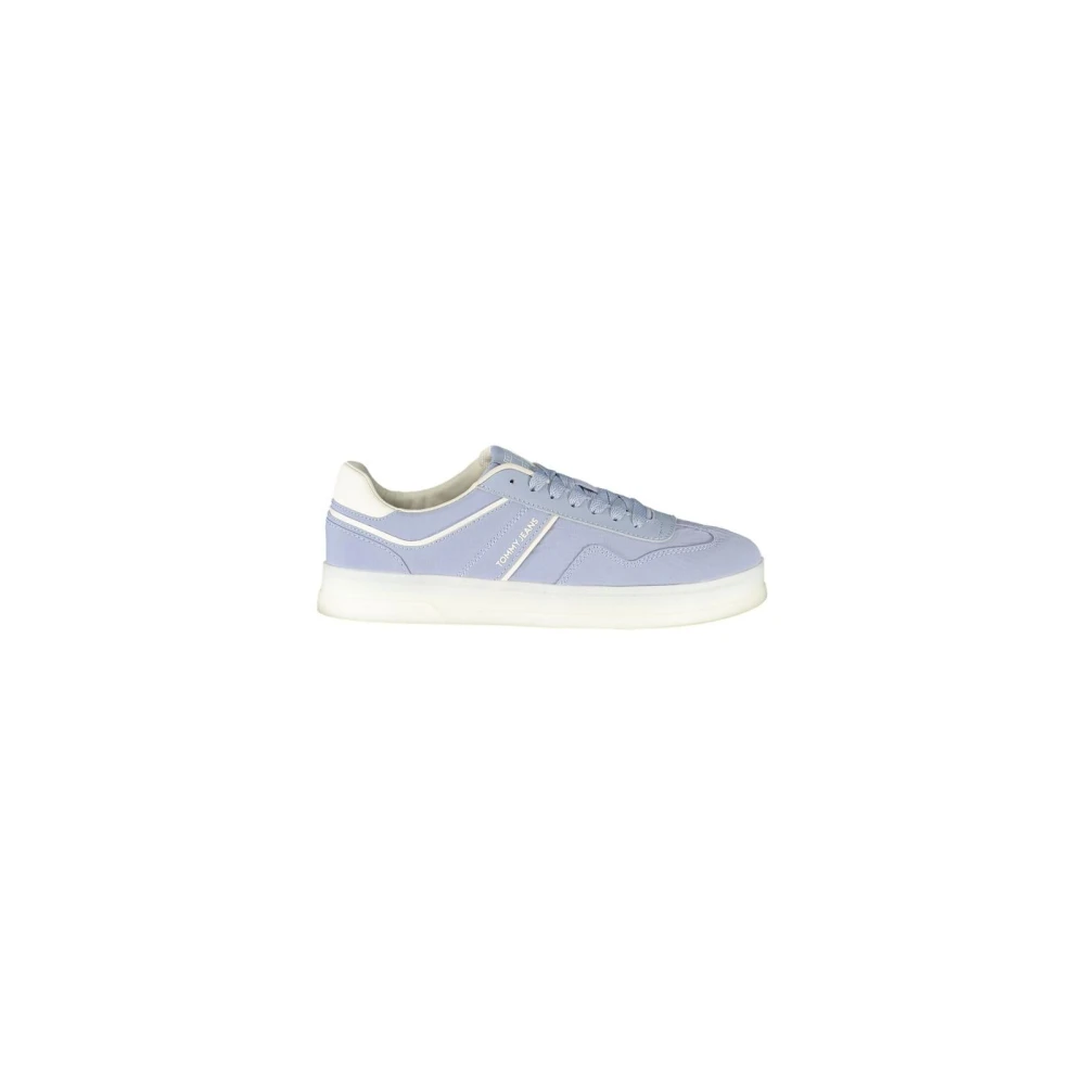 Tommy Hilfiger Women's White Accent Leather Sneaker