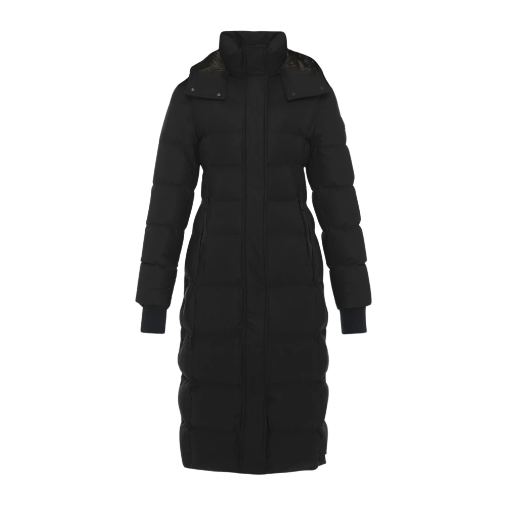 Moose Knuckles Zwarte Parka Black Dames