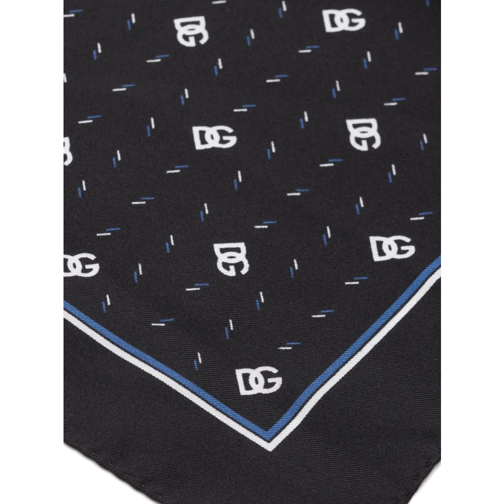 Dolce & Gabbana Zakje met DG Print Black Heren