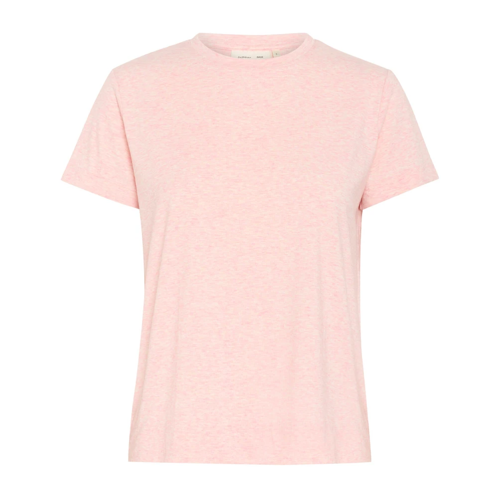 InWear Lichtroze Melange Tee Top Pink Dames