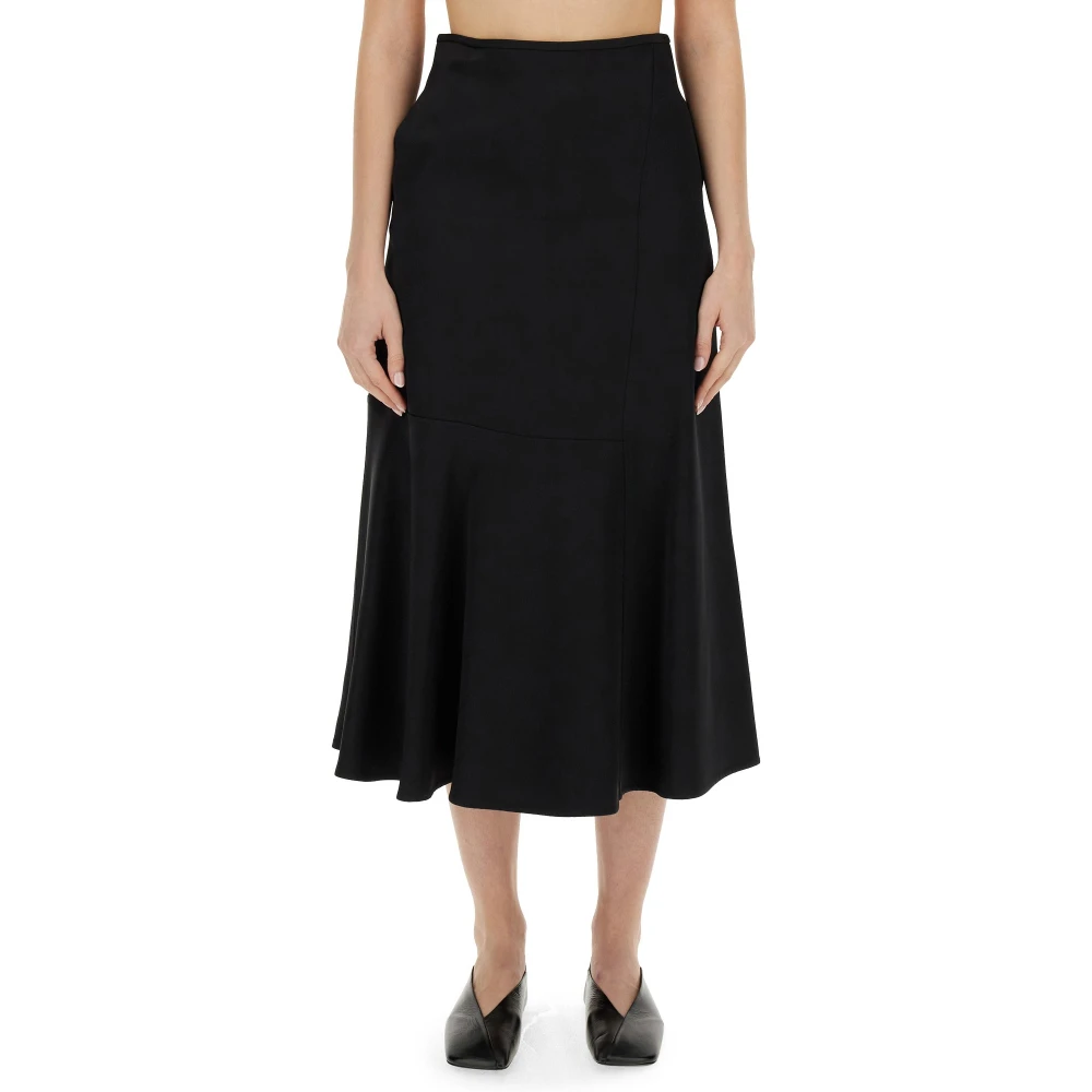 Jil Sander Donna Nero Gonne, S, New,