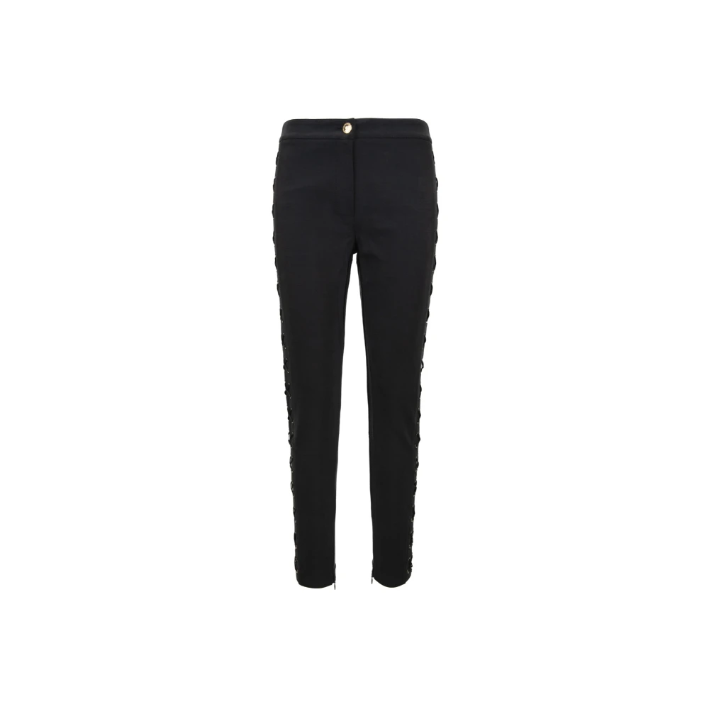 Trousers > Slim-fit Trousers - - Elisabetta Franchi - Modalova