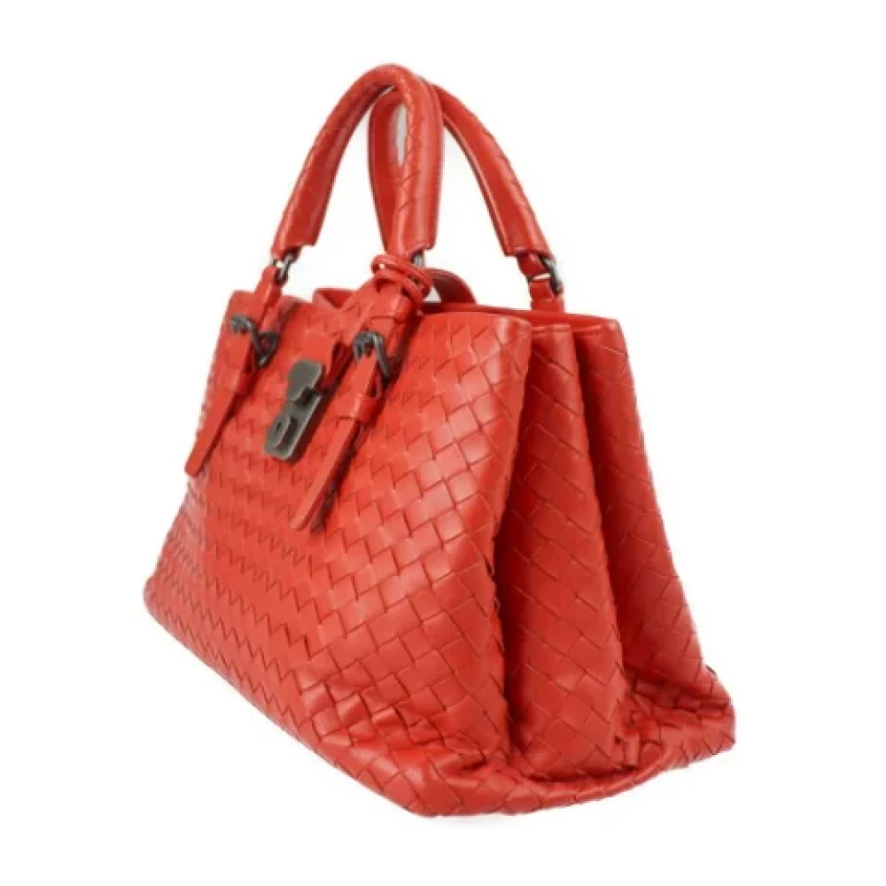 Bottega Veneta Vintage Pre-owned Leather handbags Red Dames