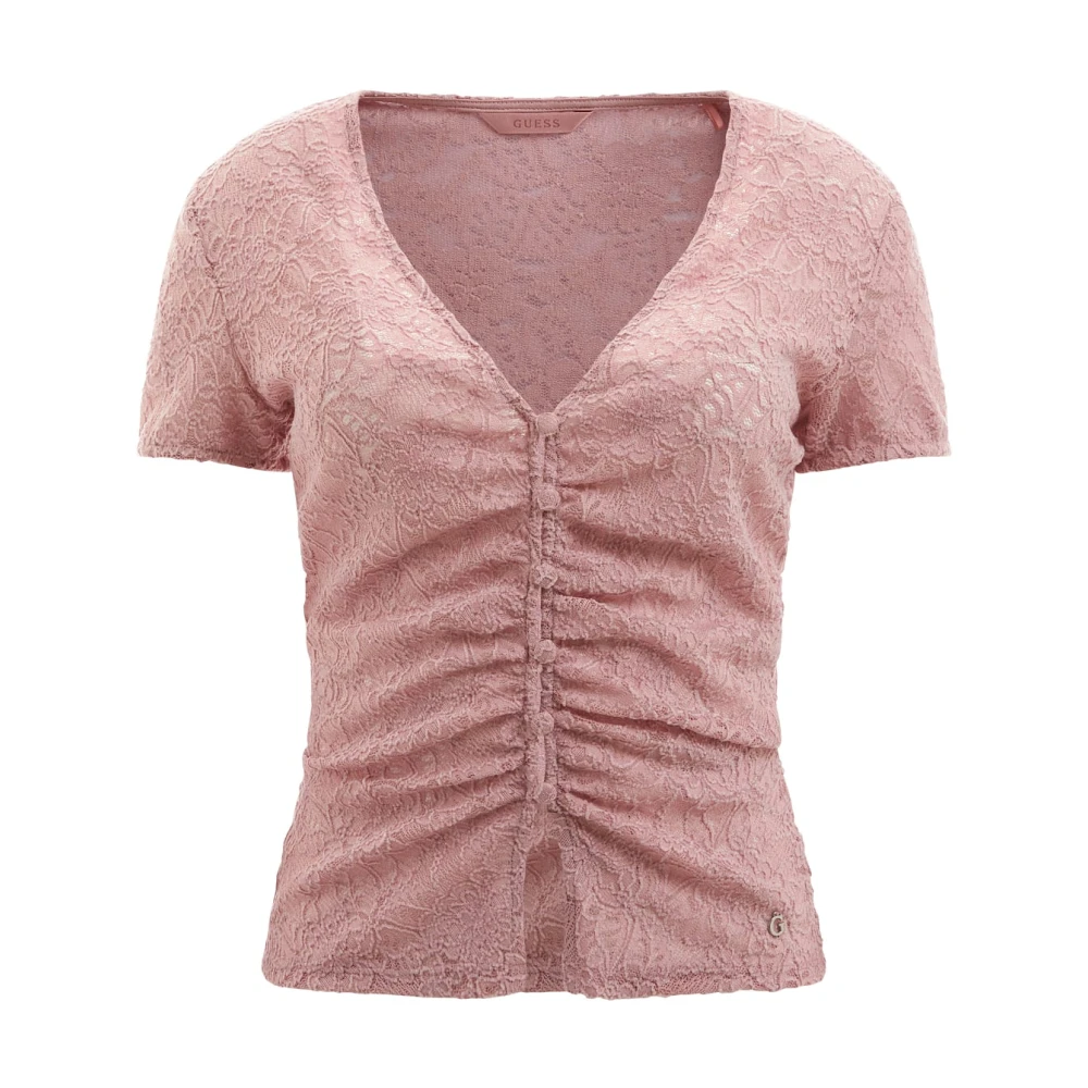 Guess Kant Top Pink Dames