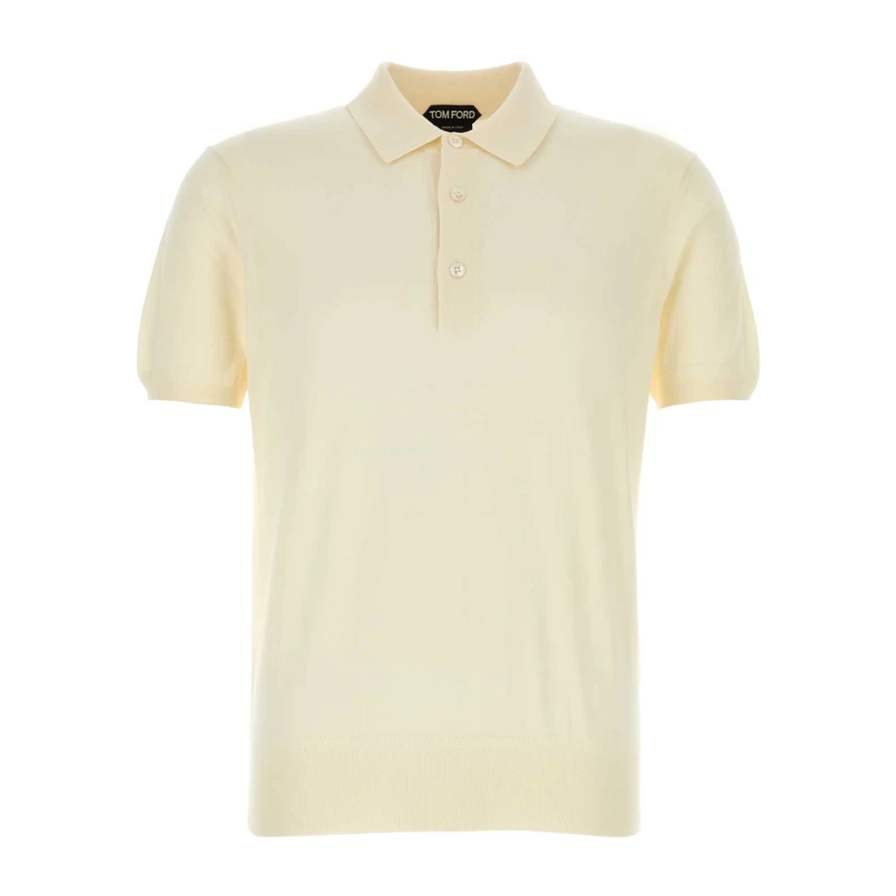 Tom Ford Men's Yellow Pure Cotton Polo Shirt