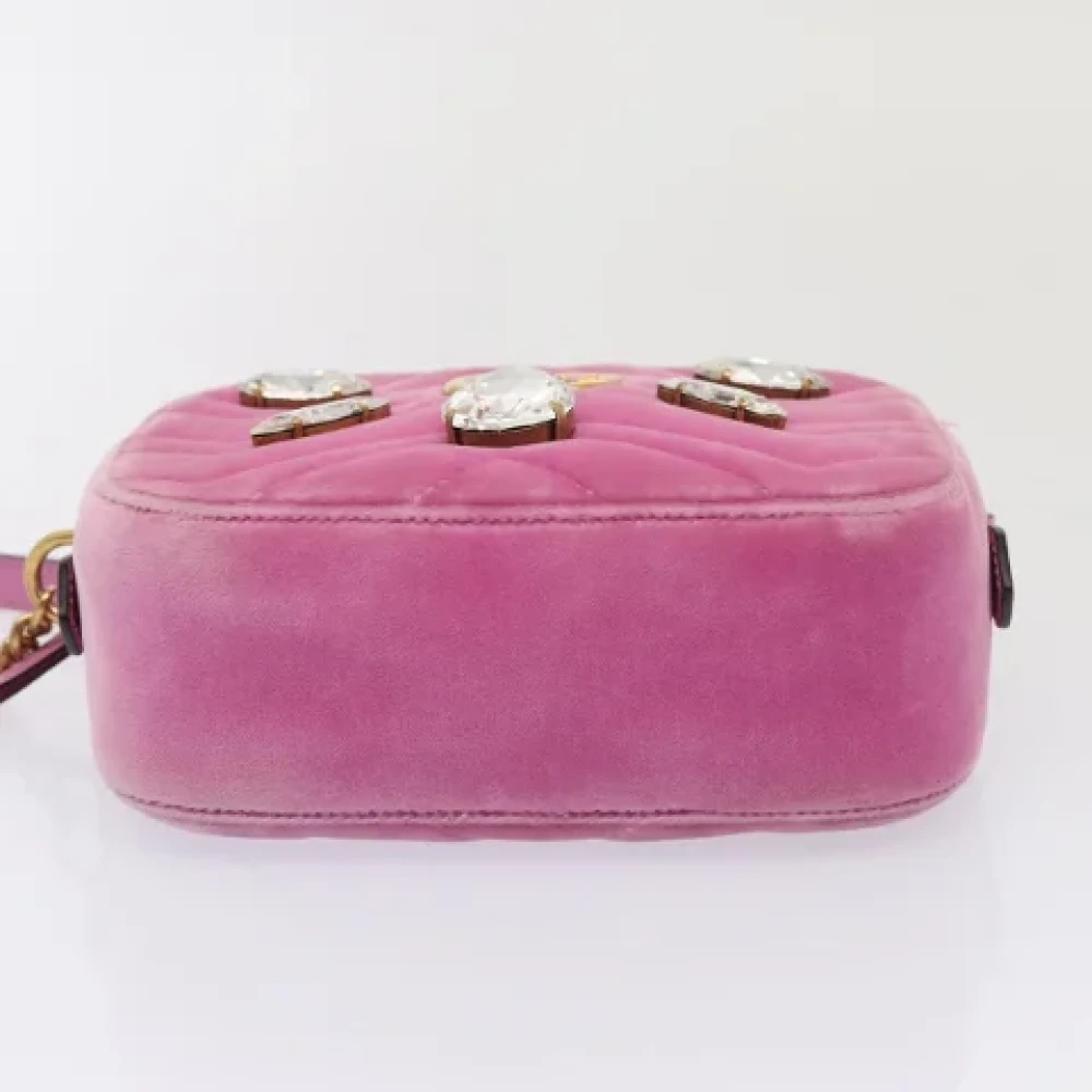 Gucci Vintage Pre-owned Canvas gucci-bags Pink Dames