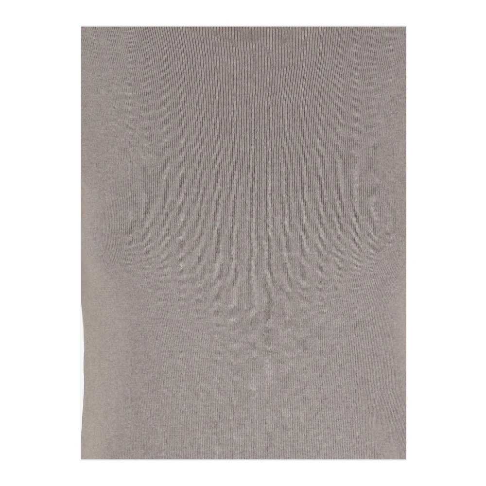 allude Beige gebreide trui met boot halslijn Beige Dames