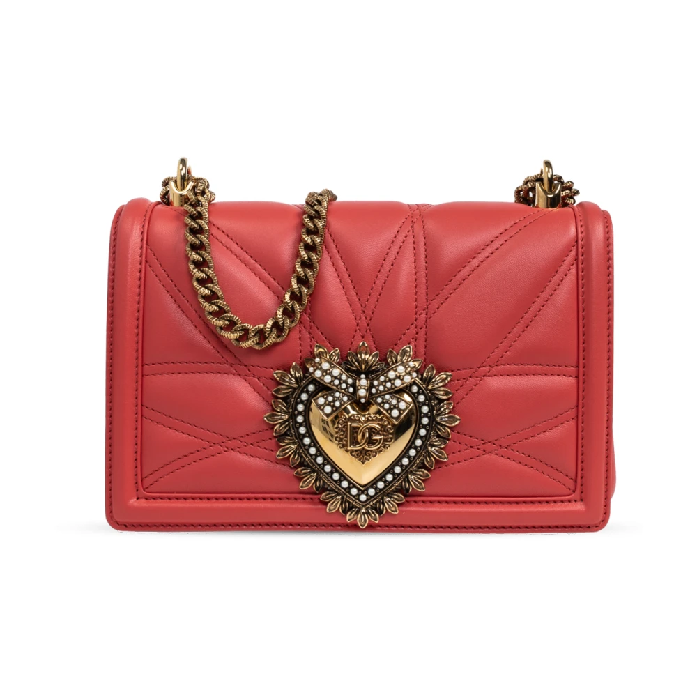 Dolce & Gabbana Toewijding Medium schoudertas Red Dames