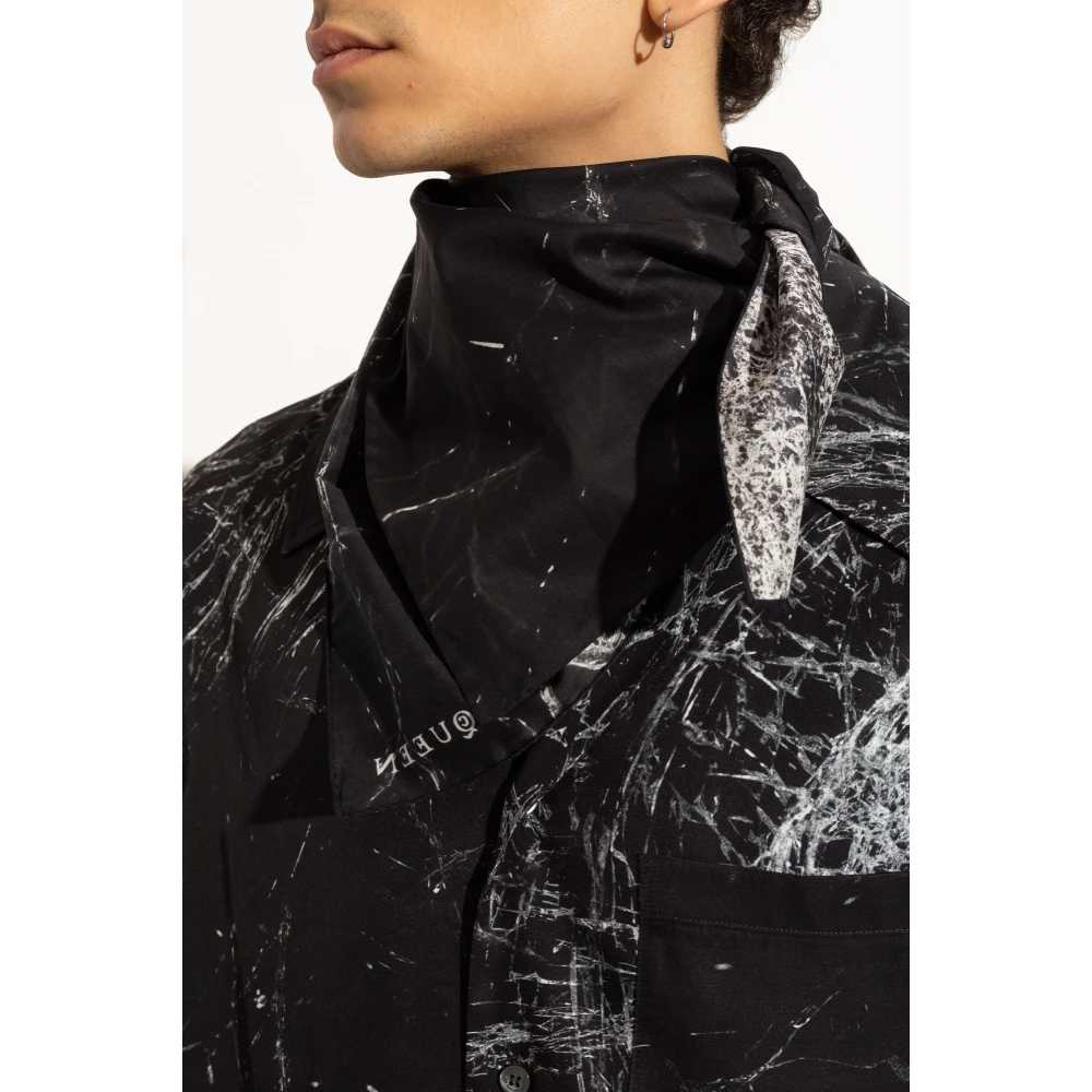 alexander mcqueen Katoenen sjaal Black Heren