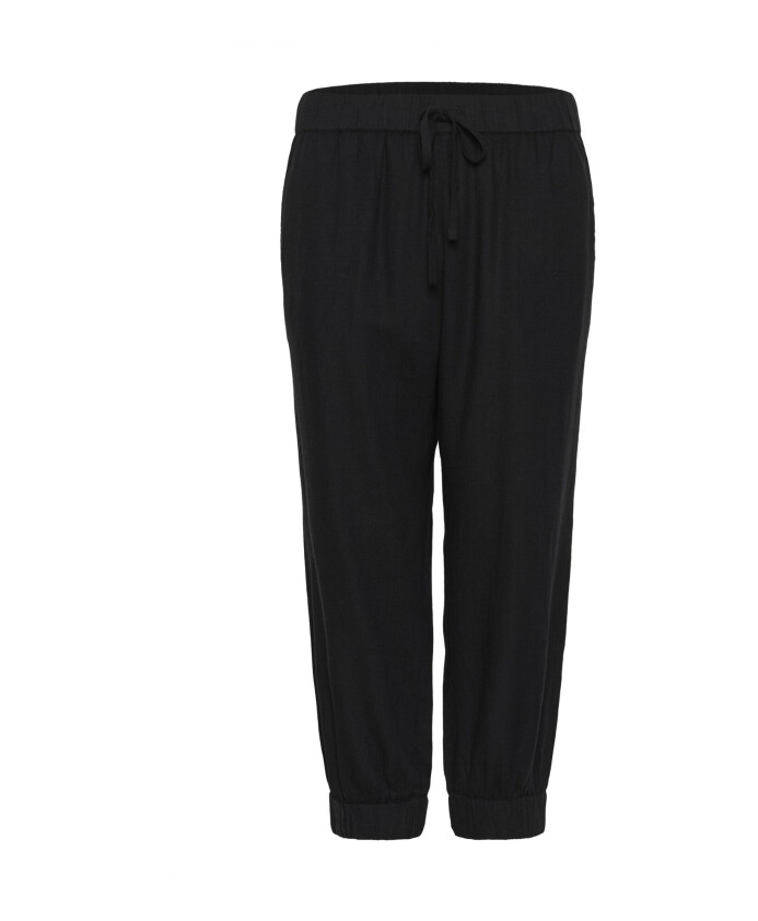 zwart-diep-capri-broek-met-elastische-taille