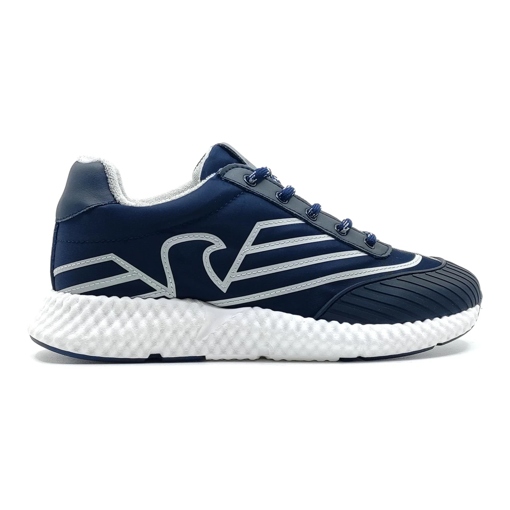Emporio Armani Ea7 Men's Blue Flats - Sneakers - 5 Uk - Shoes