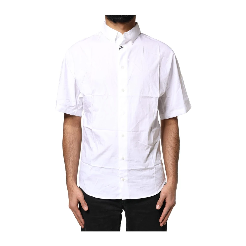 Dolce & Gabbana Men's White Cotton Polo Shirt 4XS