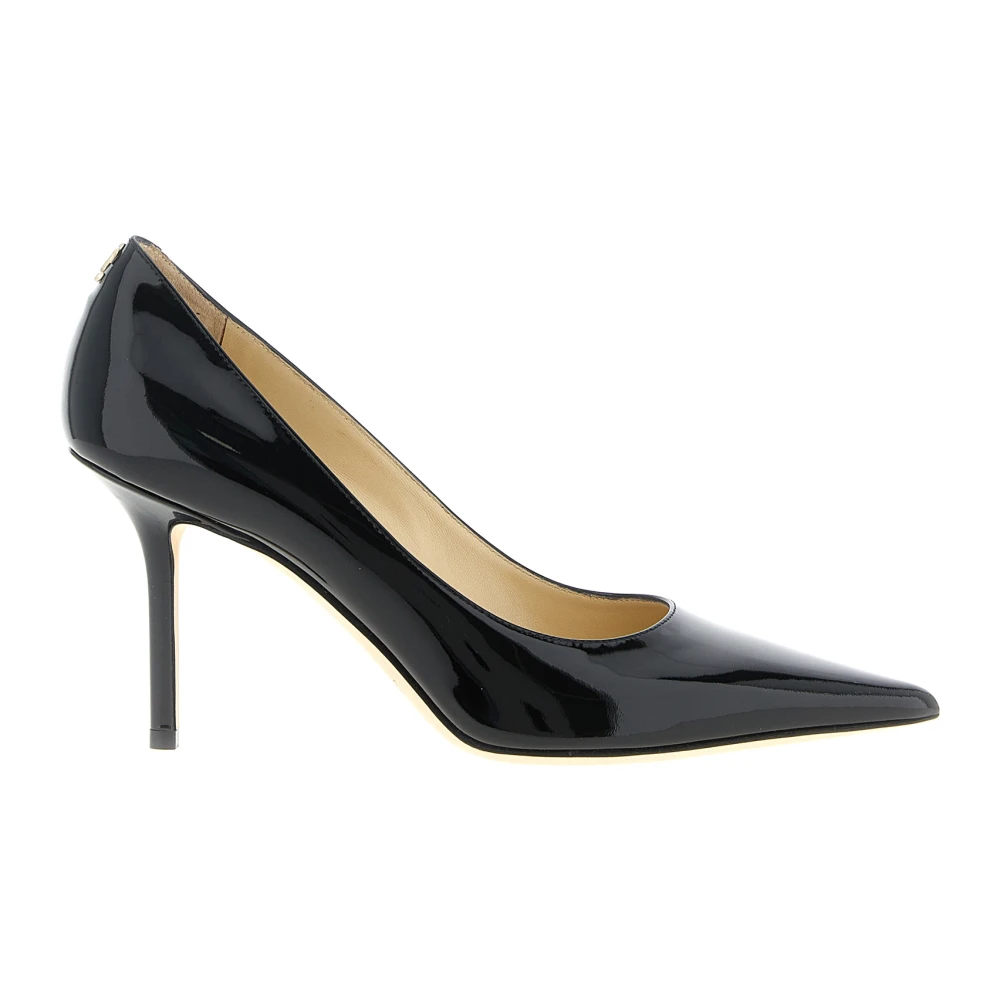 Jimmy Choo Women's Black Love 85 Patent Leather Pump
