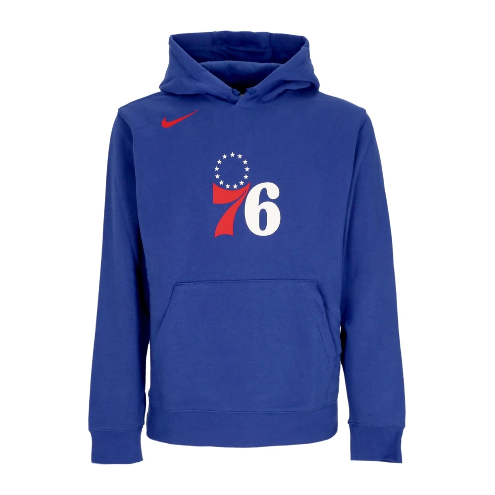 Nike NBA Club Hoodie Blue, Herr