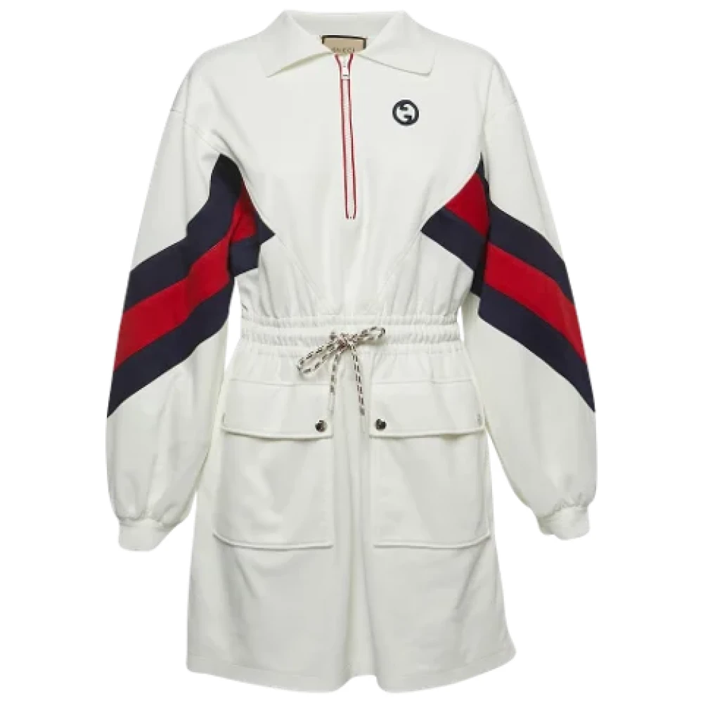 Gucci Vintage Pre-owned Knit dresses White Dames