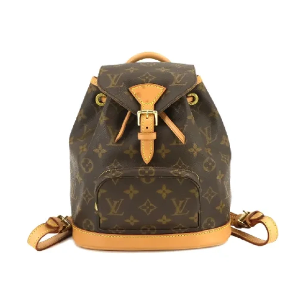 Louis Vuitton Vintage Pre-owned Fabric backpacks Brown Dames