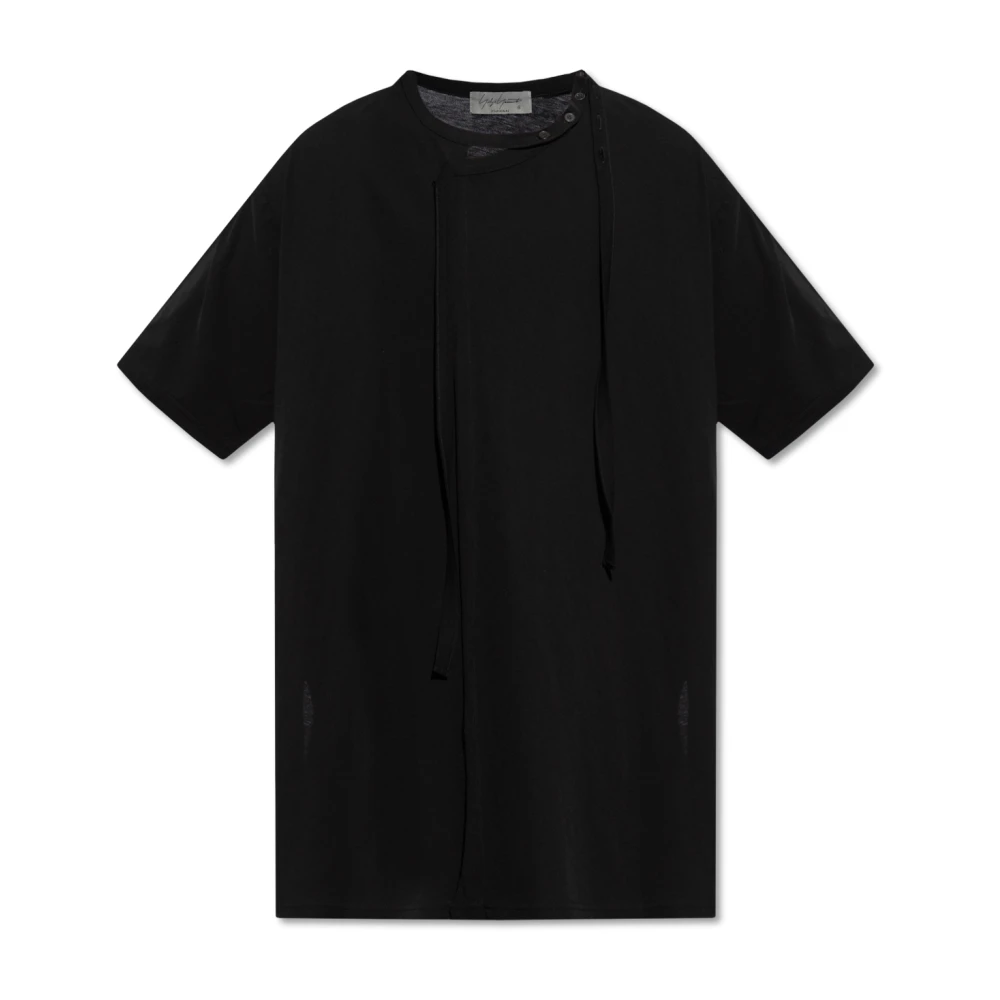 Y-3 Katoenen T-shirt Black Heren