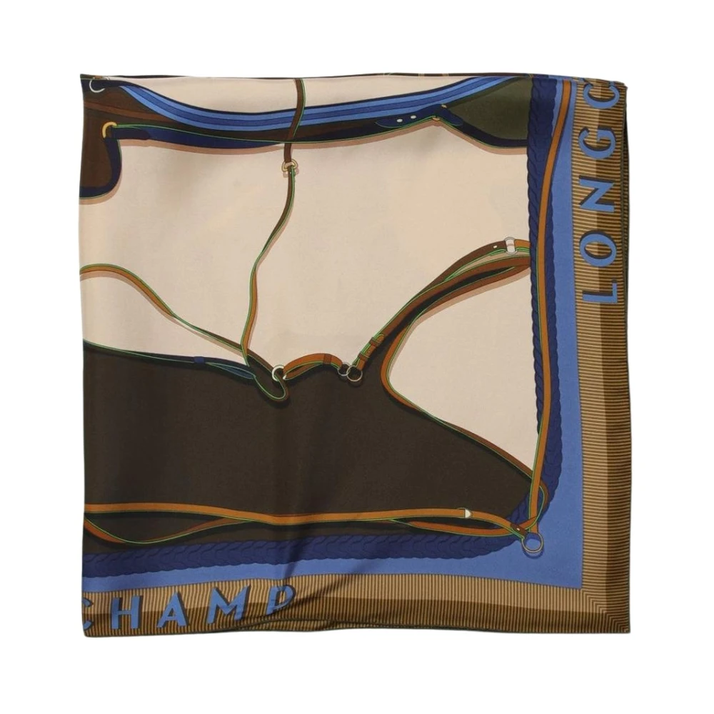 Longchamp Women's Printed Silky Scarf