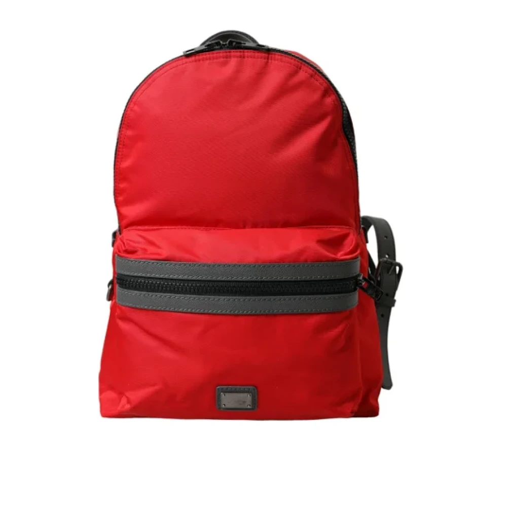 Dolce & Gabbana Pre-owned Fabric backpacks Red Dames