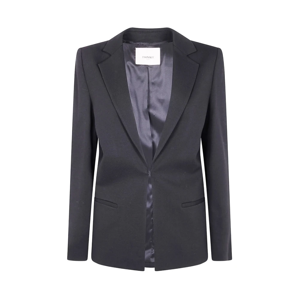 Twinset Mujer Negro Chaquetas, Talla: S