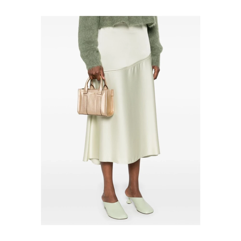 Liu Jo Gestructureerde Faux Leren Top Handtas Beige Dames