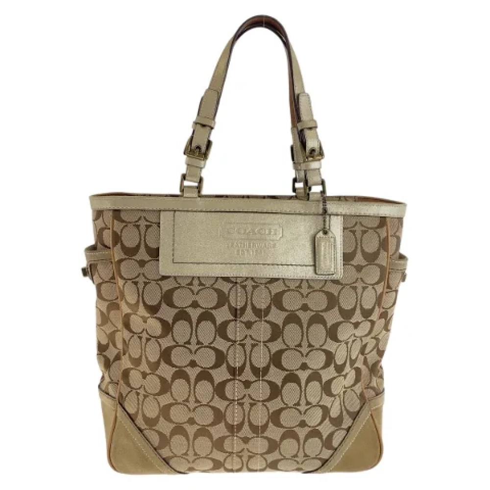 Coach Pre-owned Canvas totes Beige Dames