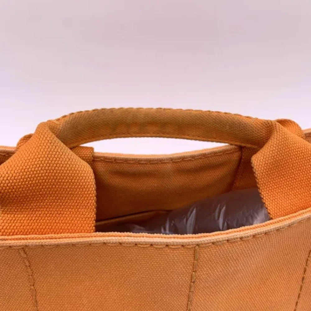 Prada Vintage Pre-owned Fabric totes Orange Dames