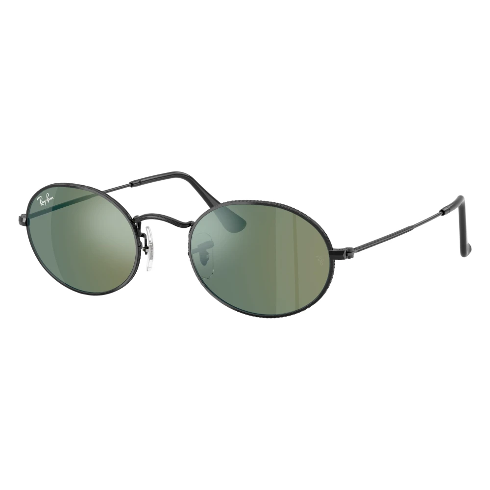Ray-Ban Unisex Black Sunglasses, 51 Mm, Rb3547n Oval Sunglasses