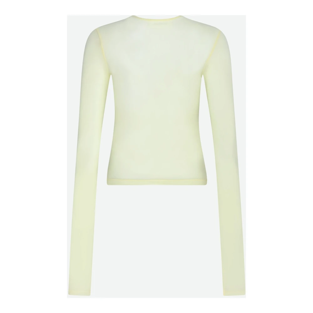 SPORTMAX Gele Print Top Yellow Dames