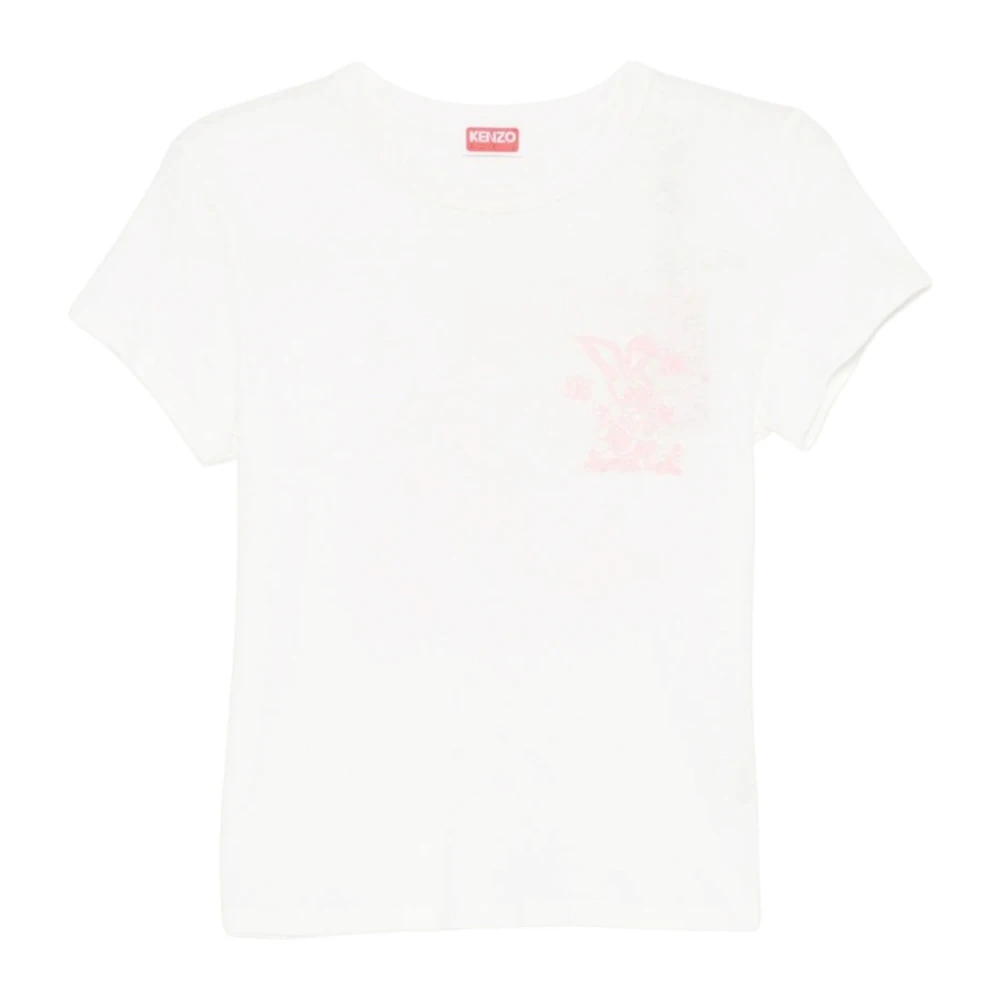 Kenzo Donna Bianco Top, S, New,