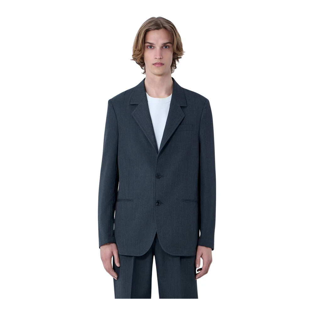 Our Legacy Unconstructed Ceremony Blazer - Male - Blazers - Gray - L - Jackets